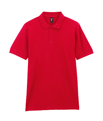 Футболка поло PREMIUM COTTON ADULT DOUBLE PIQUE, КРАСНЫЙ L (Красный)