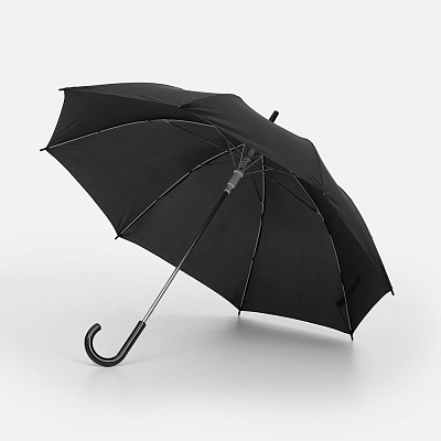 Зонт-трость Promo, черный (Чёрный)