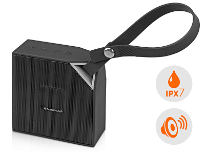 Водоустойчивая портативная аудио-колонка Aquatic (Черный)