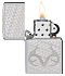 Зажигалка ZIPPO Reatree® с покрытием High Polish Chrome, латунь/сталь, серебристая, 38x13x57 мм - Фото 3