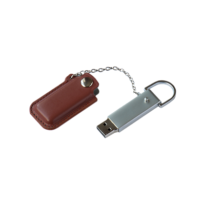 Кожа 05 Кармашек, черный, 4Гб, переходник мини-универсальный