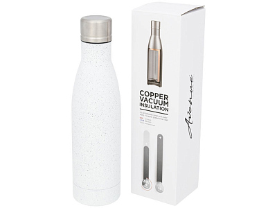 Вакуумная бутылка Vasa в крапинку (Белый)