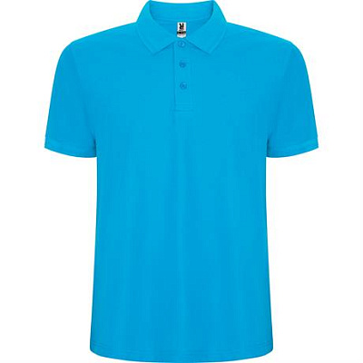 Футболка поло PEGASO PREMIUM мужская, БИРЮЗОВЫЙ M (Бирюзовый)