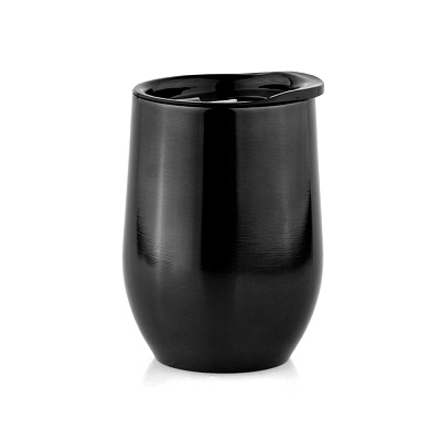 Термокружка с двойной стенкой Koffcan, черная-S (Чёрный)