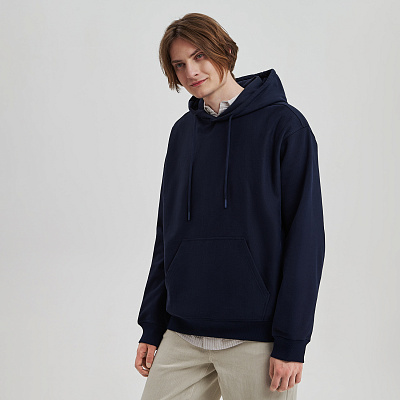 Худи релакс унисекс ADVENTURE, темно-синий, размер 3XL/4XL (Синий)