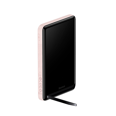 Беспроводной магнитный ПЗУ Baseus Magnetic Bracket 10000mAh 20W, розовый
