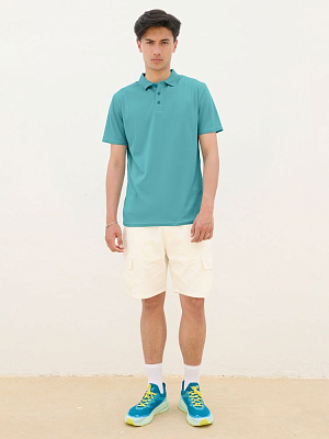 Рубашка поло унисекс Pitcher, темный хаки