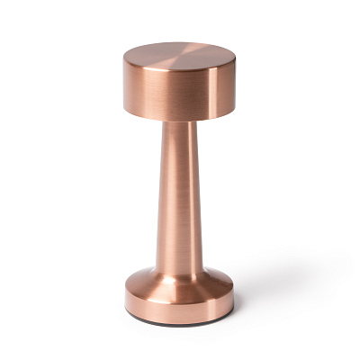 Настольная лампа REIKI cо встроенной батареей  (Розовое золото)