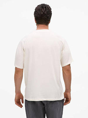 Футболка унисекс оверсайз T2, молочно-белая