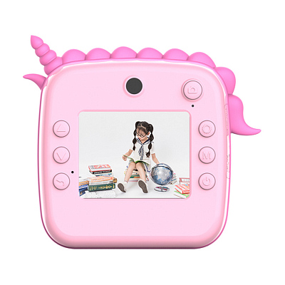 Детская камера c печатью фотографий Kid Joy Print Cam P23, бирюзовый