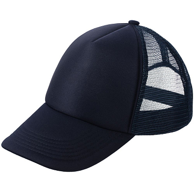 Бейсболка Sunbreaker, темно-синяя с белым (Тёмно-синий)