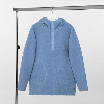 Анорак унисекс Oblako, молочно-белый (Голубой)