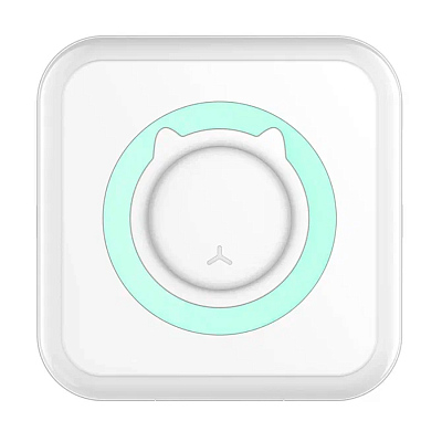 Портативный мини-принтер KID JOY С15, бирюзовый