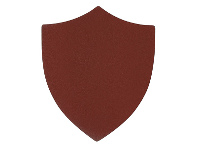 Патч Щит, nubuk (Коричневый)
