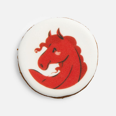 Печенье имбирное «Красный конь» (Красный)