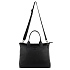 Сумка-шоппер BUGATTI Elsa, чёрная, воловья кожа/полиэстер, 46х11х31,5 см - Фото 3