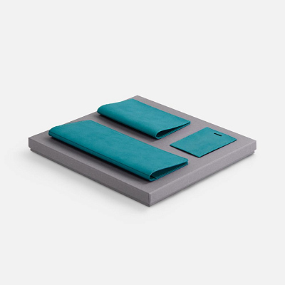 Набор Nubuk Trio  (Бирюзовый)