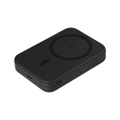 Внешний аккумулятор Union PD 10000mAh с функцией беспроводной зарядки 15W, черный (Чёрный)