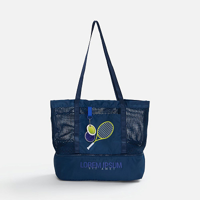 Шопер с термоотделением Verkko, темно-синий