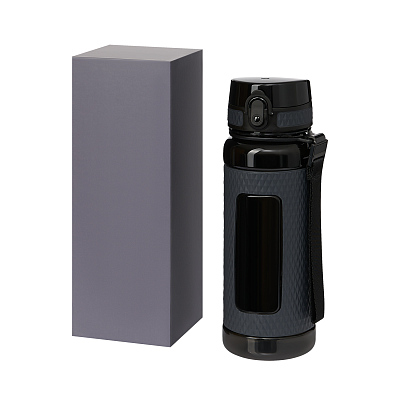 Бутылка для воды Вектор (Vector), черная