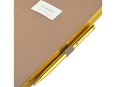 Ежедневник недатированный А5 Total beige