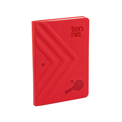 Ежедневник недатированный "Тоскана" с 3d-обложкой, формат А5, красный