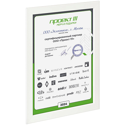 Рамка Wonderwork, белая (Белый)