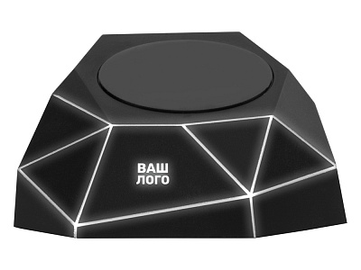 Док-станция с быстрой беспроводной зарядкой Geo Dock (Серый антрацит)