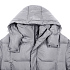 Пуховик унисекс Kapsula, серый - Фото 3