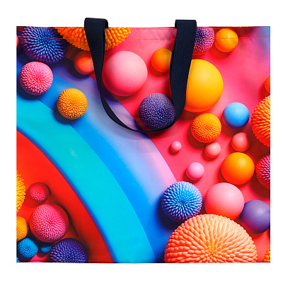 Сумка для покупок Sling с полноцветной печатью (Синий)