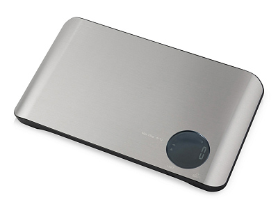 Стальные кухонные весы Precision (Черный/серебристый)