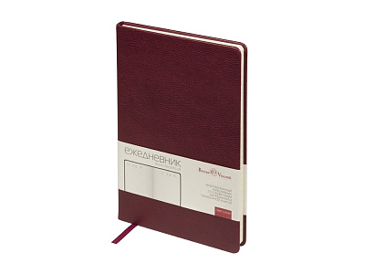 Ежедневник недатированный А5 Megapolis Loft (Бордовый)
