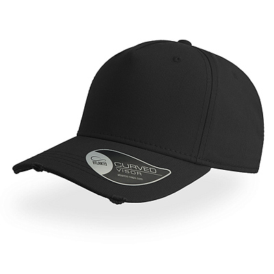 Бейсболка CARGO, 5 клиньев, металлическая застежка (Чёрный)