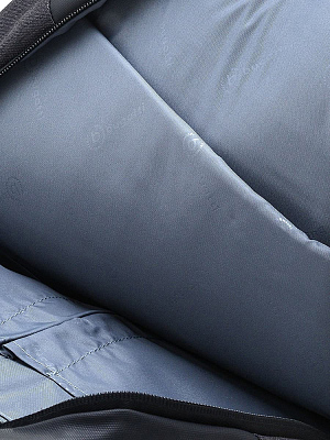 Рюкзак BUGATTI Universum 15'', графитовый, полиэстер меланж/тарпаулин, 31х12х44,5 см, 16 л