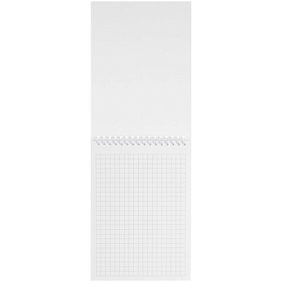 Блокнот Issa в клетку, белый