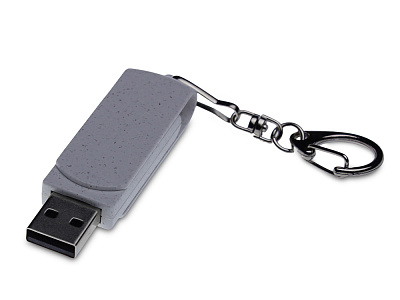 USB 2.0- флешка промо Варуна на 16 Гб с поворотным механизмом (Серый)