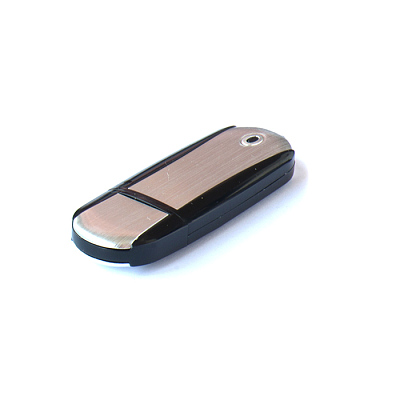 Пластик-металл 04 Эргономик овал, синий, 4Гб