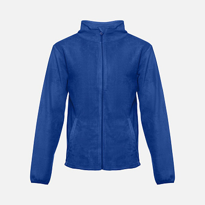 Куртка флисовая мужская Helsinki, серая (Синий)