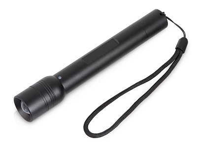 Фонарь на батарейках с регулируемым фокусом Wand, IPX7, 250 Лм (Чёрный)