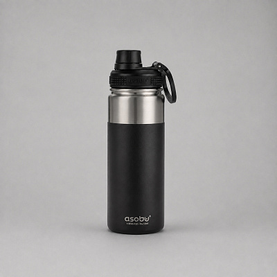 Вакуумная термобутылка ALPINE FLASK, 530 мл (Чёрный)