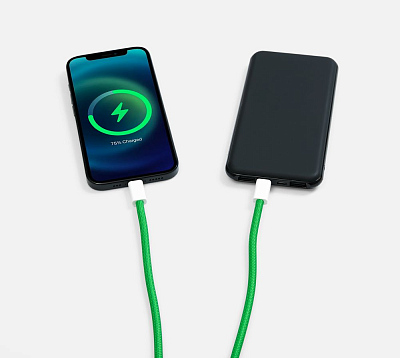 Кабель-ланьярд energyFlex Pro, зеленый