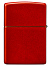 Зажигалка ZIPPO Classic с покрытием Metallic Red, латунь/сталь, красная, матовая, 38x13x57 мм - Фото 10