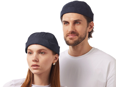 Шапка Docker Hat, унисекс (Тёмно-синий)