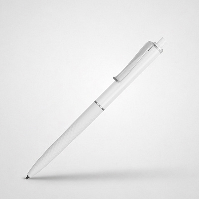 Ручка пластиковая soft-touch шариковая Plane (Белый)