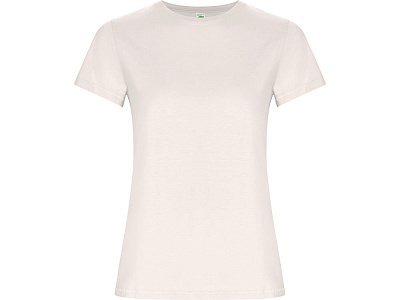 Футболка из органического хлопка Golden Woman женская (Античный белый)