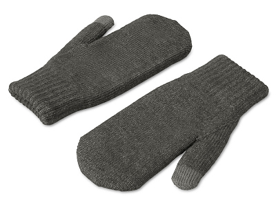 Варежки Dunant (Темно-серый меланж)