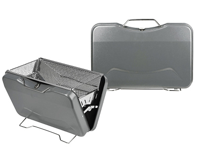 Портативный гриль-мангал Kamal (Серый)