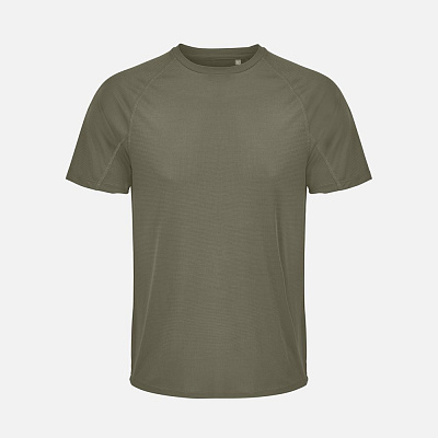 Футболка спортивная унисекс Vortex, темный хаки (Хаки)