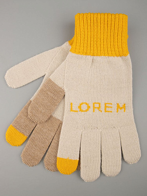 Перчатки на заказ Guanti полушерсть
