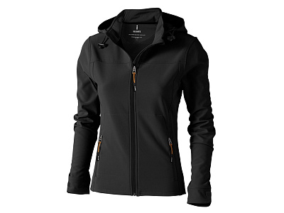 Куртка софтшел Langley женская (Серый антрацит)